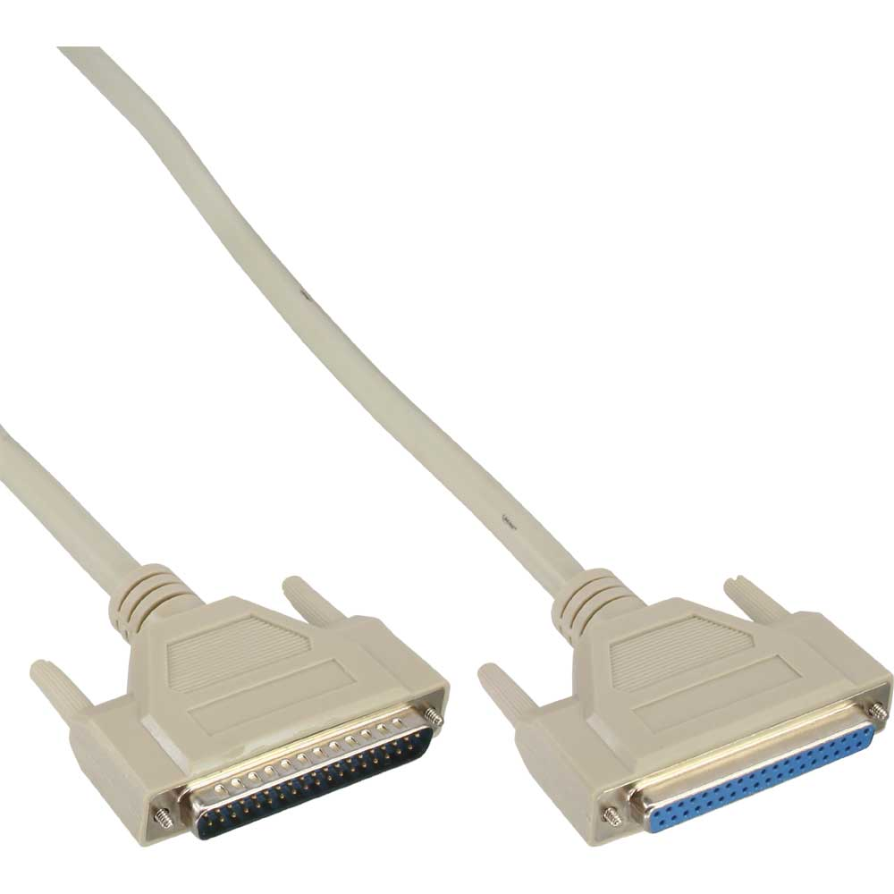 Connettori per cavi porta seriale beige, con pin, vista angolata.