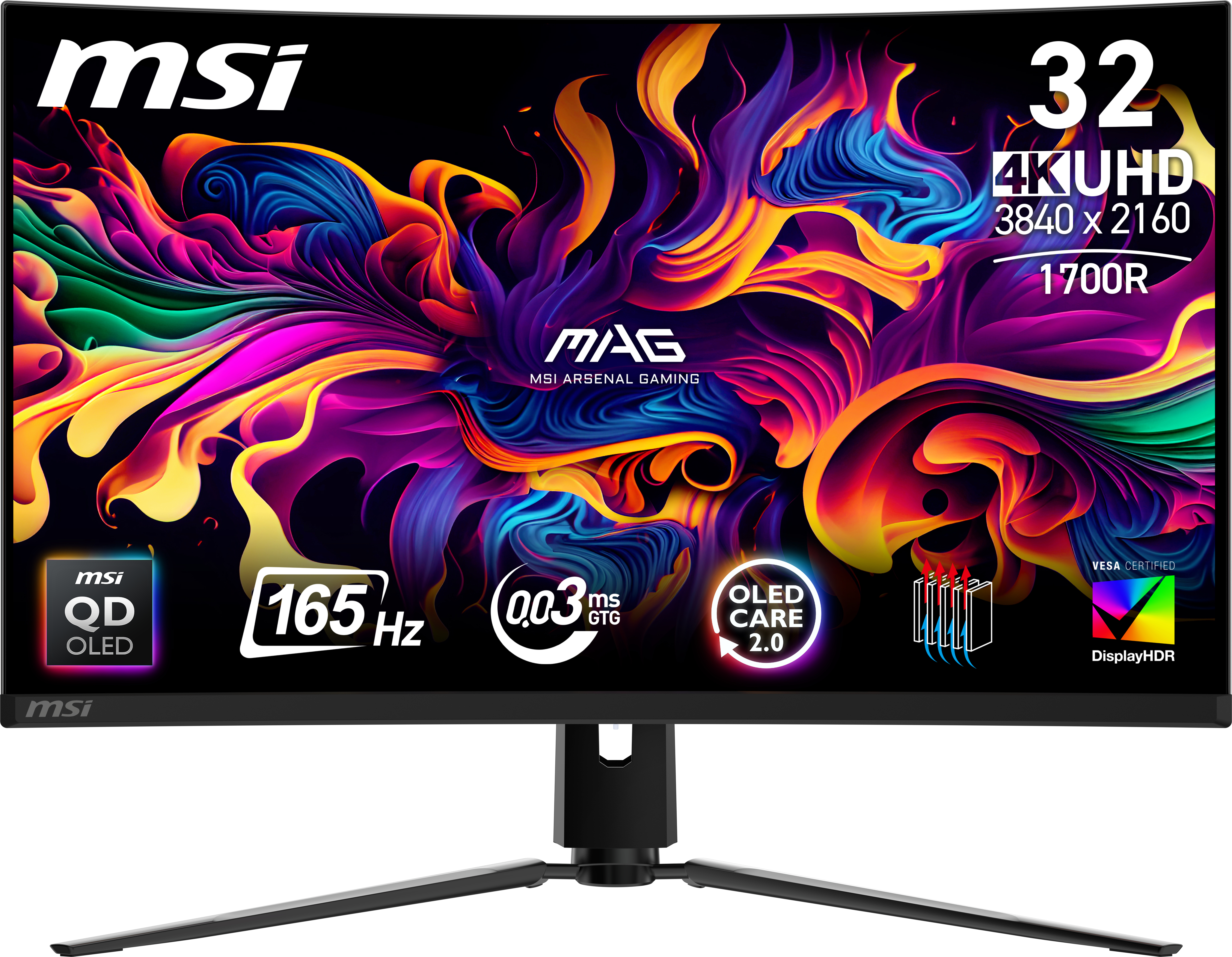 MSI MAG 321CUP QD-OLED 31,5 inç 4K UHD 0,03 ms 165 Hz Gaming