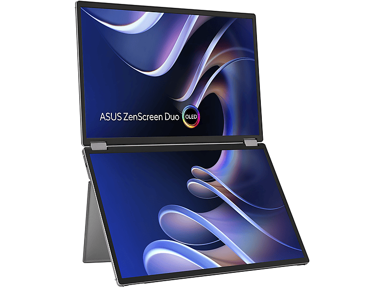ASUS ZenScreenDuo OLED MQ149CD Srebrny