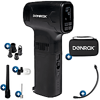 MediaMarkt DONROX C542 Elektrische bandenpomp Zwart aanbieding