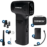MediaMarkt DONROX C542 Elektrische bandenpomp en luchtpomp Zwart aanbieding