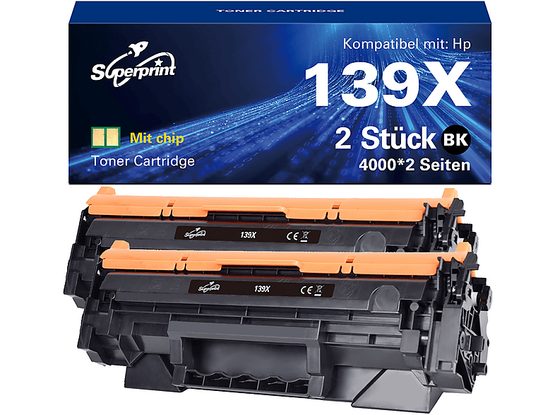 Toner SUPERPRINT 139X TWIN PACK Nero | MediaWorld.it