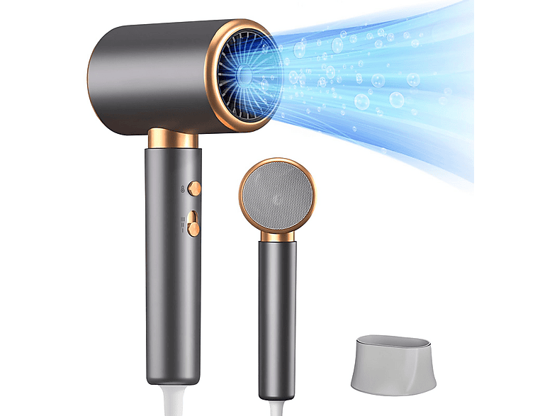 MARKETHAVEN Professioneller Ionen Fön mit Concentrators Haartrockner ...