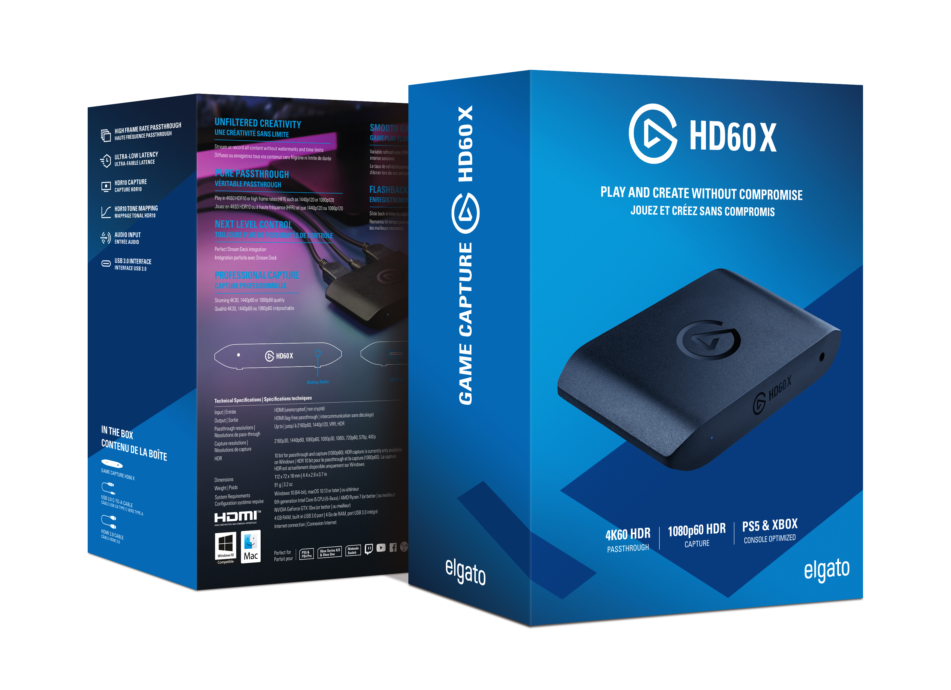 Karta przechwytująca wideo ELGATO Game Capture HD60 X Czarny