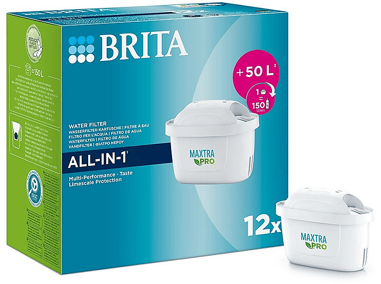 BRITA 12 stück MAXTRA PRO ALL-IN-1 1050420 Filterkartuschen