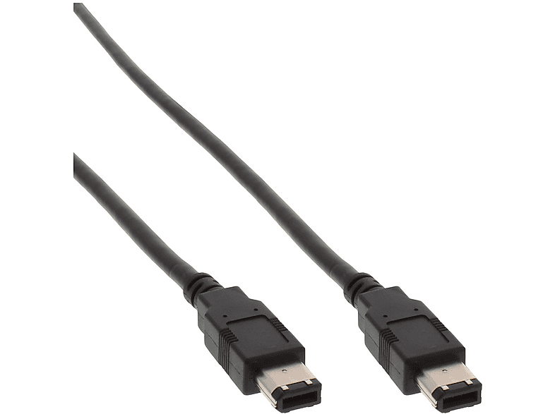 INLINE InLine® FireWire Kabel, IEEE1394 6pol Stecker / Stecker, schwarz ...