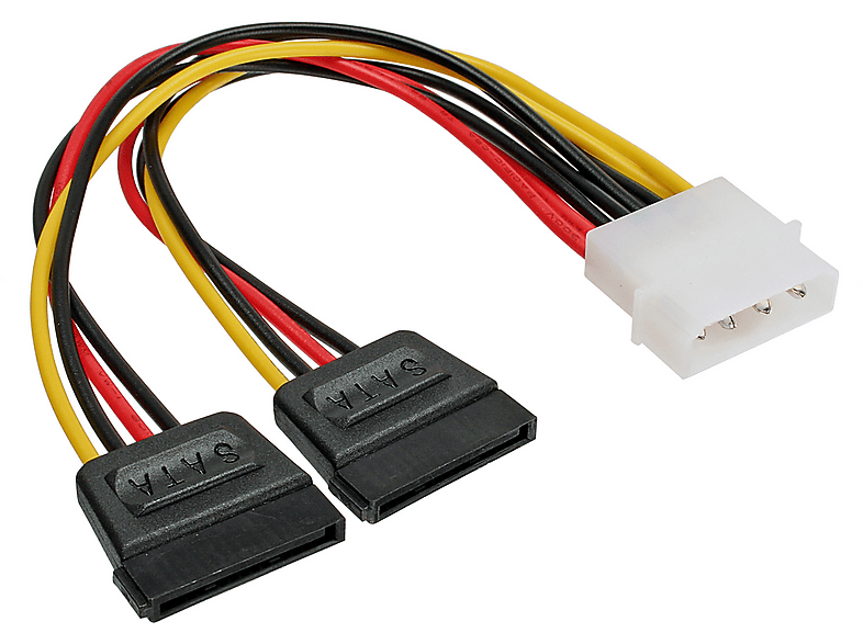 Connectique Audio / Vidéo InLine Câble Cinch/jack,®, 2x Cinch fem. à 3