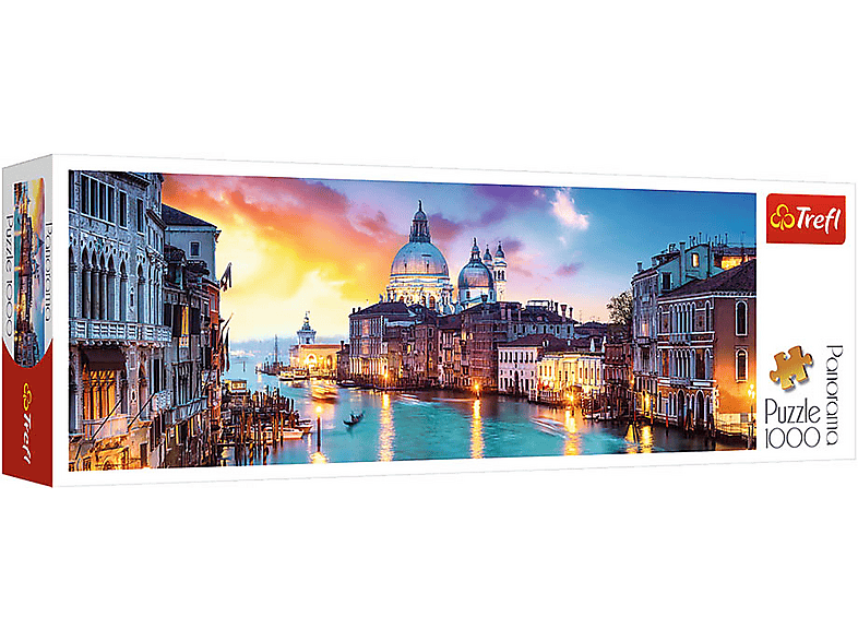 Puzzle Autumn Canal 1000 Pezzi, Formato 76x61 Cm, Realizzato Con Materiali Riciclati, Pezzi Intercambiabili Di Forma Casuale - 3