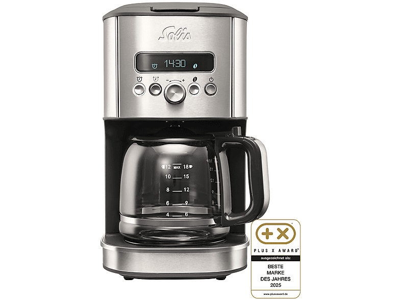 SOLIS Typ 1021 Filter-Kaffeemaschine Silver
