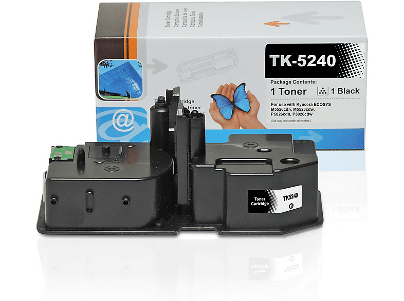 Koala TK5240 Toner Compatibile Per Kyocera Ecosys M5526CDN/P5026CDW – 2 Cartucce Nere, 4000 Pagine