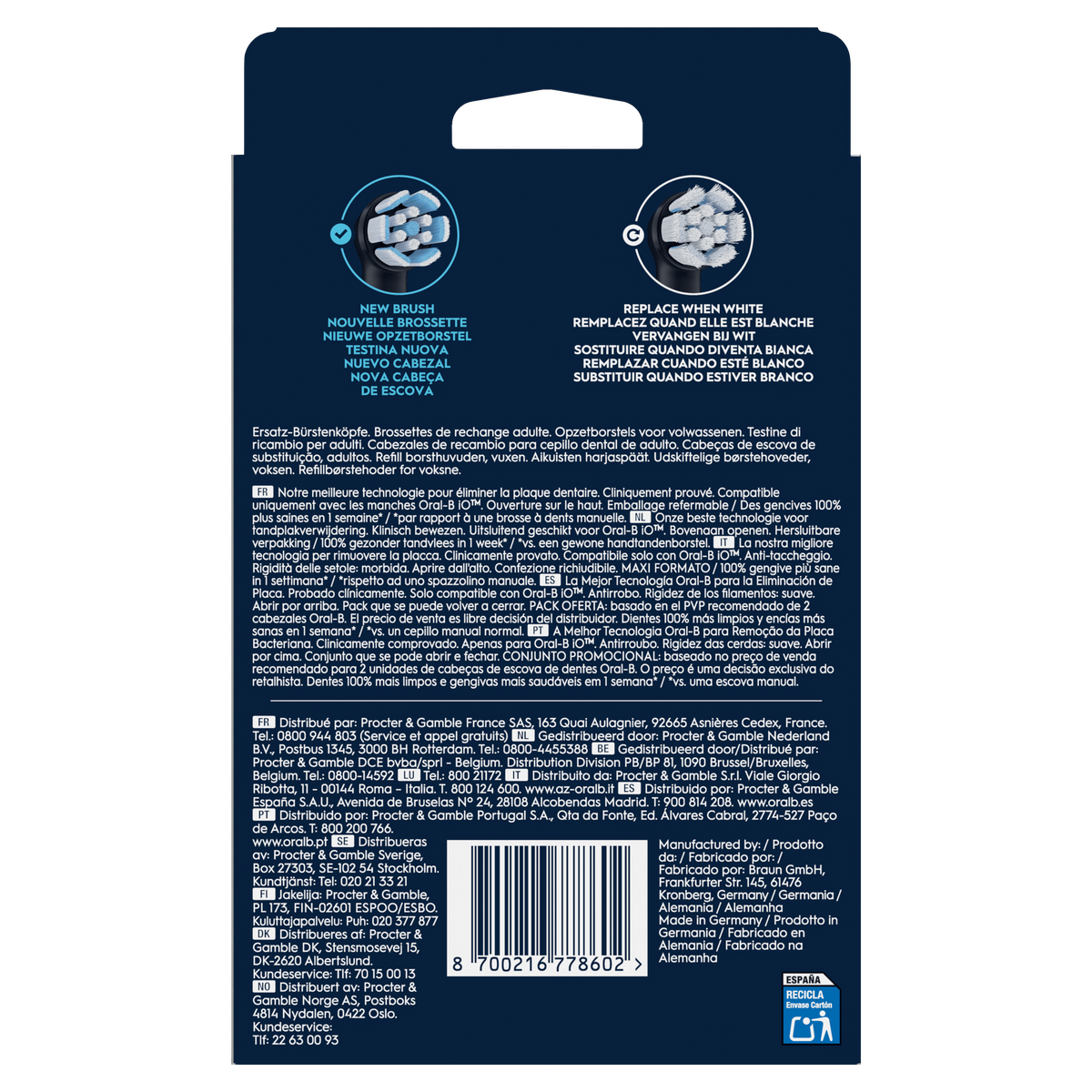 Czerwono-niebieska szczoteczka do zębów Spider-Man z wskaźnikiem naładowania baterii.