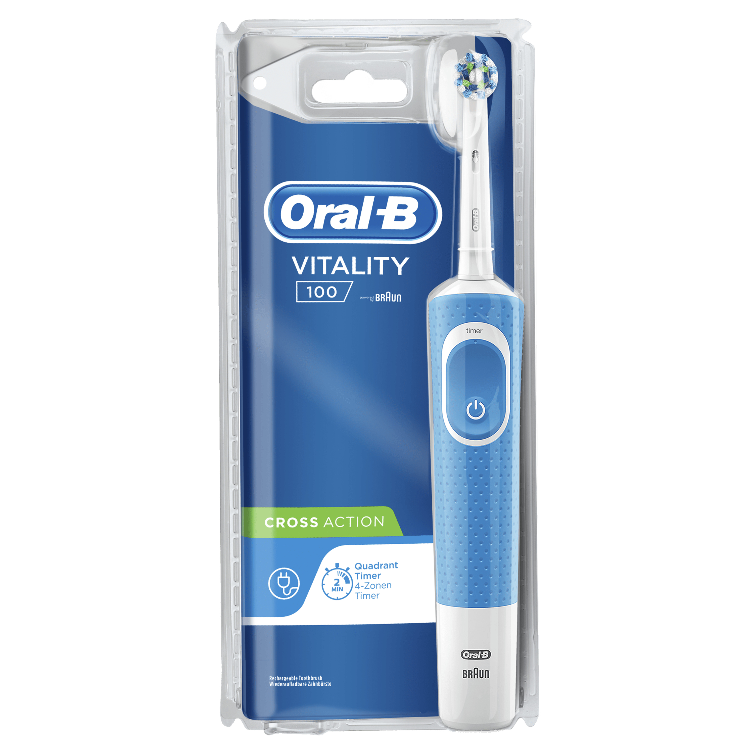 Cepillo eléctrico ORAL-B Vitality 100 Cross Action, Azul