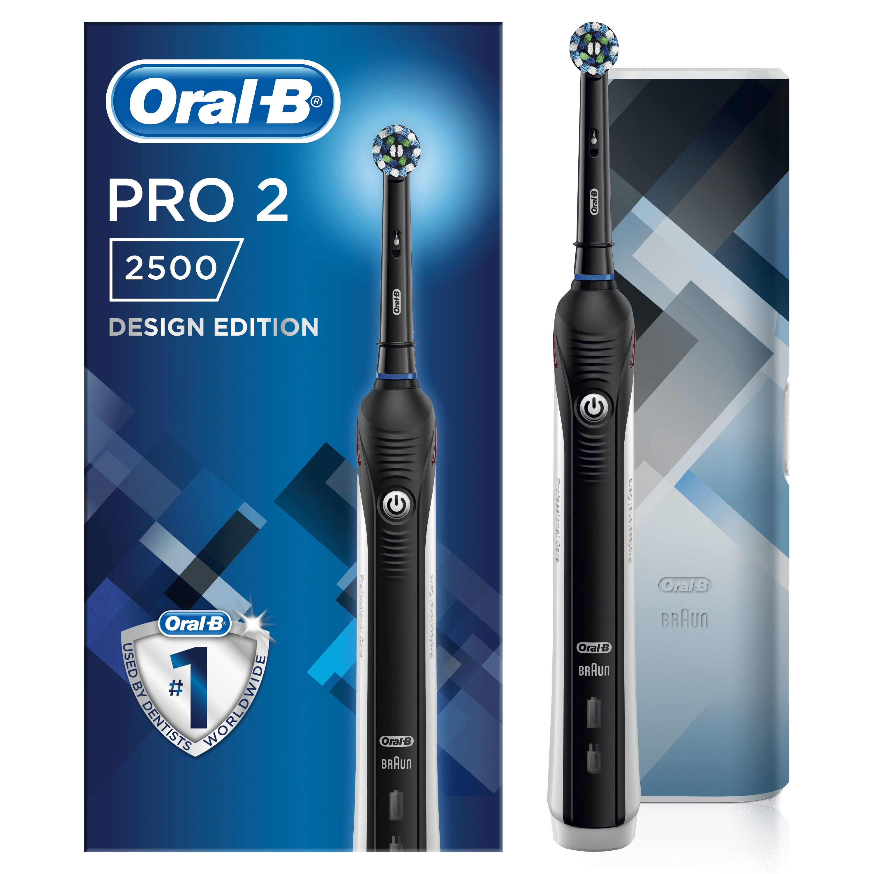 Cepillo eléctrico ORAL-B Pro 2500 Modern Art un, velocidades, Negro