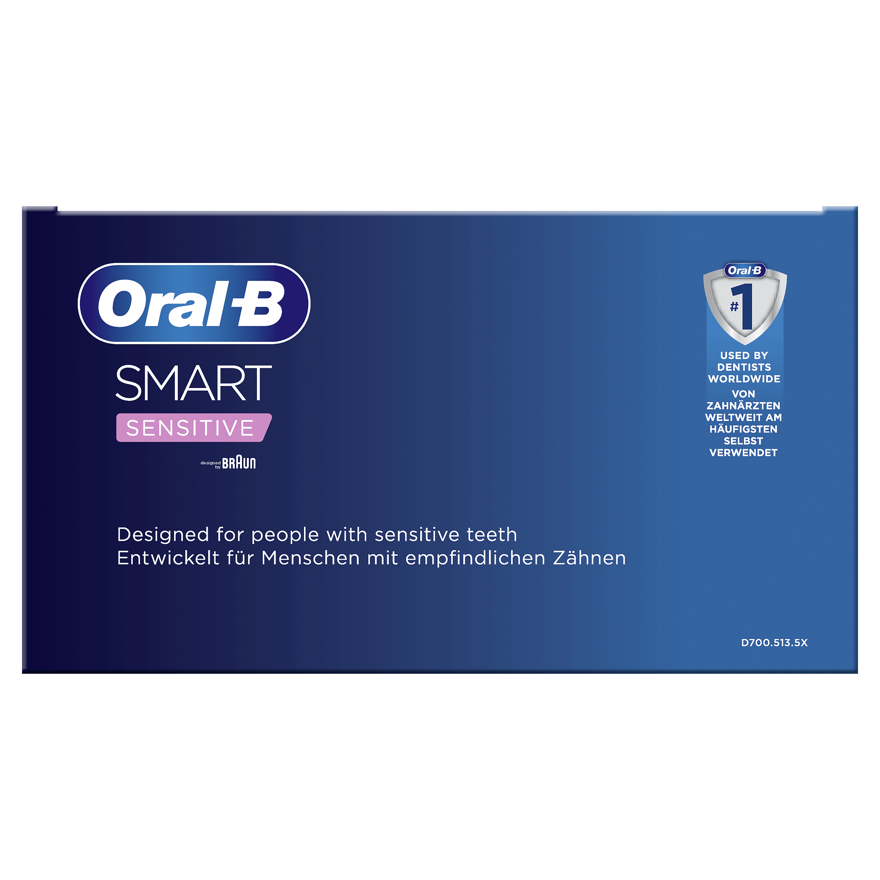 Caja de pasta dental Oral-B Smart Sensitive. Está diseñado para personas con dientes sensibles.