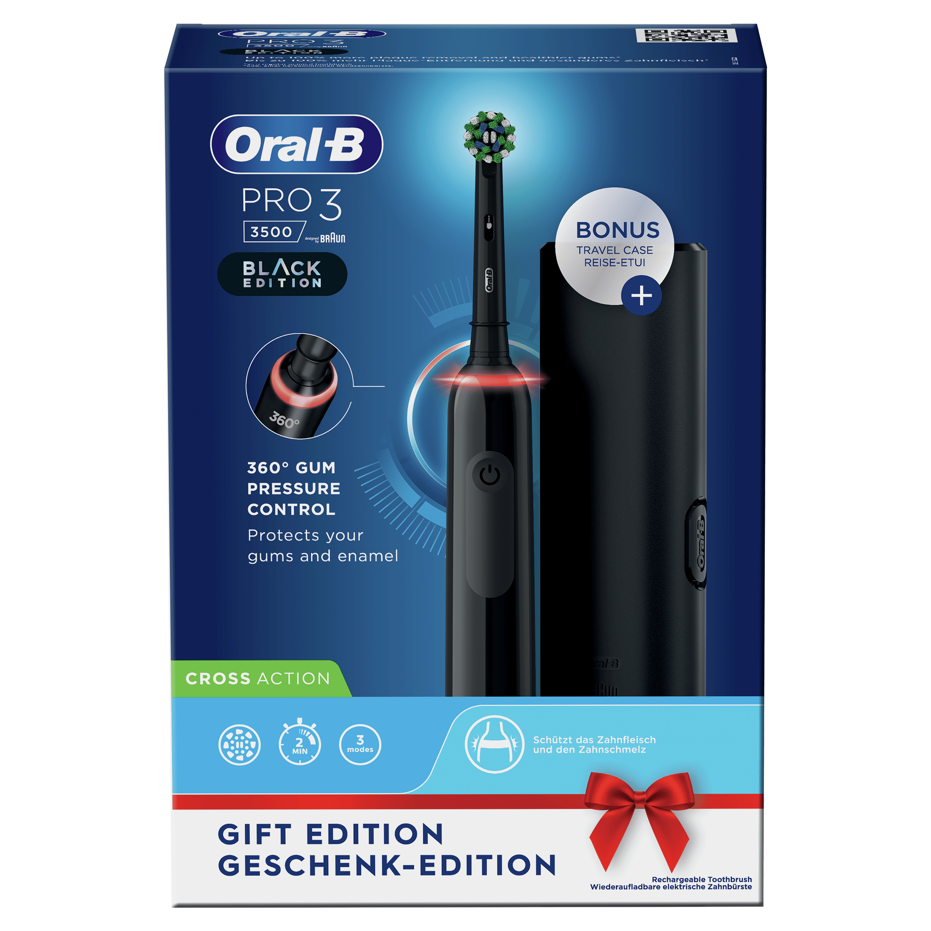Cepillo eléctrico ORAL-B Cross Action, Negro