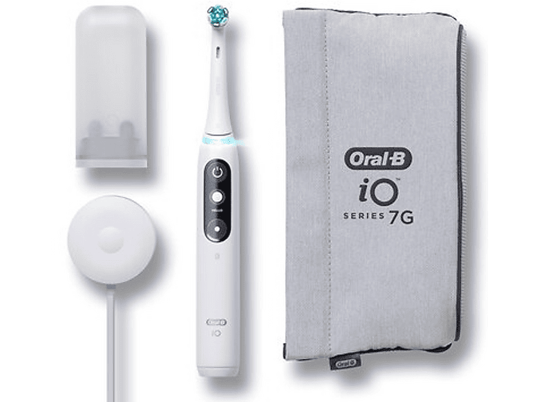Cepillo eléctrico | ORAL-B IO7W, n/a velocidades, Blanco | MediaMarkt