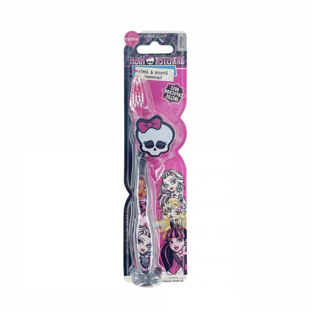 Zahnbürste im Monster High-Design in Verpackung.