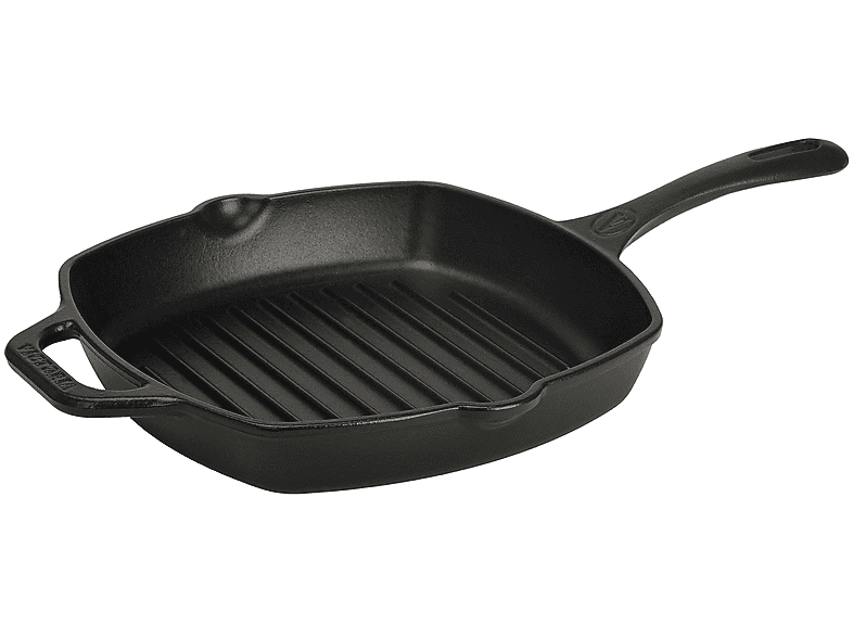 VICTORIA COOKWARE VIC-39561 Grillpfanne (Gusseisen, Beschichtung ...