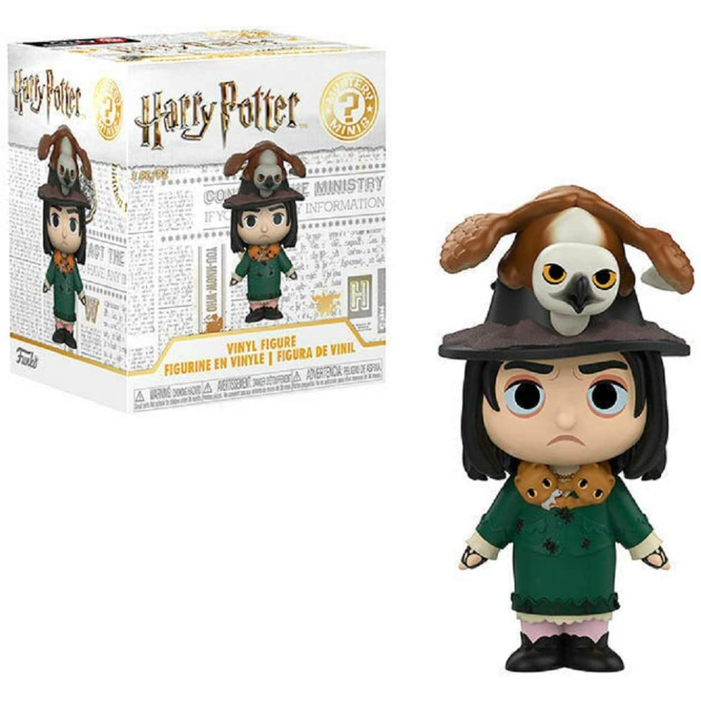 Harry Potter Funko-Figur mit Box, Figur eines Mädchens mit Hut.