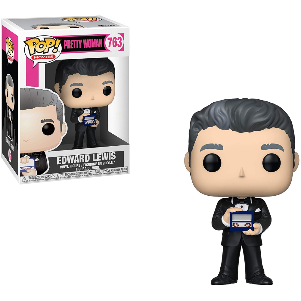 Funko Pop! Figur von Edward Lewis aus 'Pretty Woman', in Verpackung und stehend.
