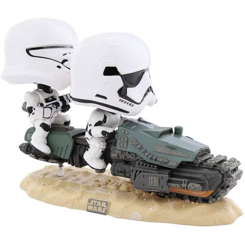 Star Wars Wackelkopf von zwei Sturmtruppen auf einem Speederbike.