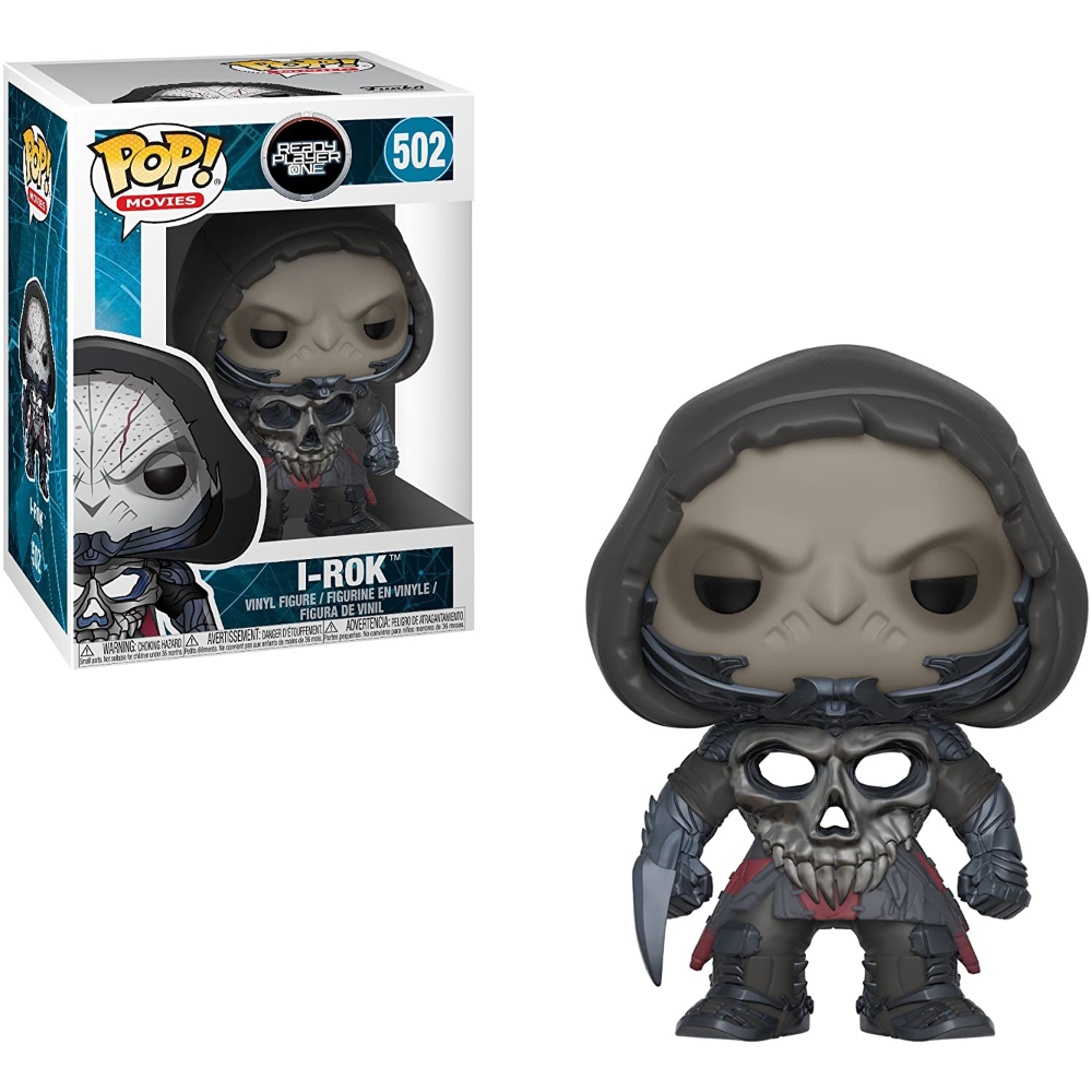 Funko Pop! Figur von I-ROK aus Ready Player One, in und aus der Box.