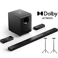MediaMarkt ULTIMEA Nova S90 - 740W 7.1.4 Soundbar met Dolby Atmos en 8″ Draadloze Subwoofer Soundbar Zwart aanbieding