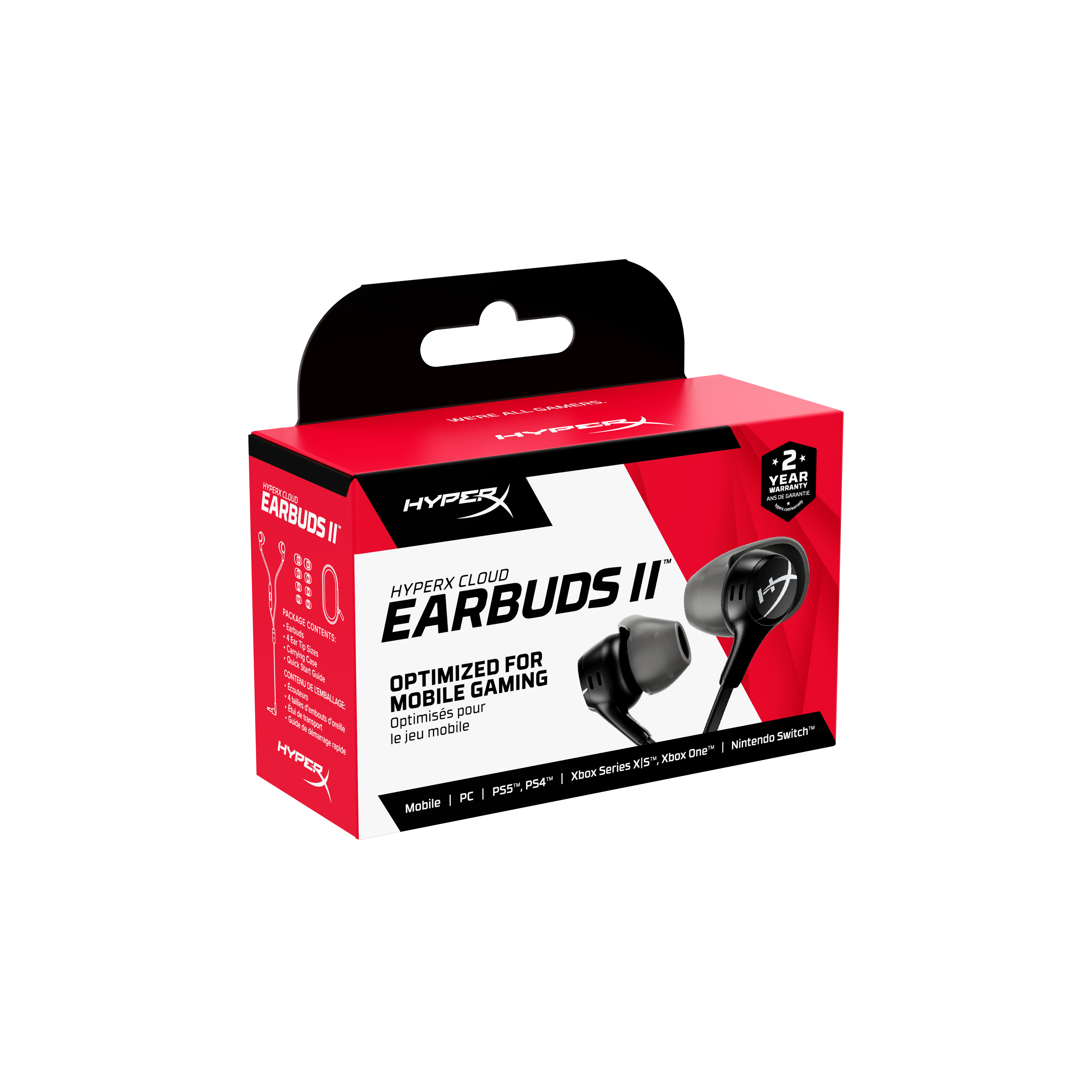 Ochraniacz ekranu z grafiką telefonu i przezroczystym ochraniaczem ekranu. Opakowanie jest biało-niebieskie.