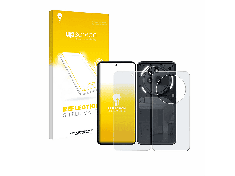 Panzerglas Schutzfolie Für Nothing Phone 3A Pro – 2x Display + 2x Kamera, 9H Härte, Kratzfest (HD Klar)