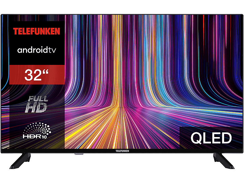 TELEFUNKEN QF32AN750S QLED TV (Flat, 32 Zoll / 80 cm, Full-HD, SMART TV)