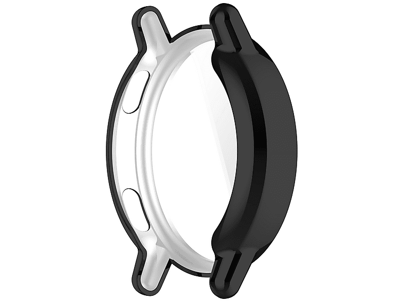 Protezione Schermo E Cornice Chofit Custodia Protettiva Per Garmin Vivoactive 3 Music – Paraurti In TPU Con Copertura Schermo, Antigraffio E Antiurto