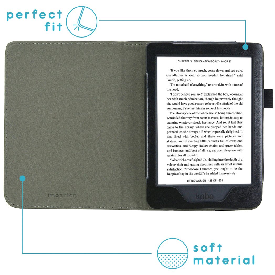 IMOSHION Vegan Leather Bookcase - Protective case