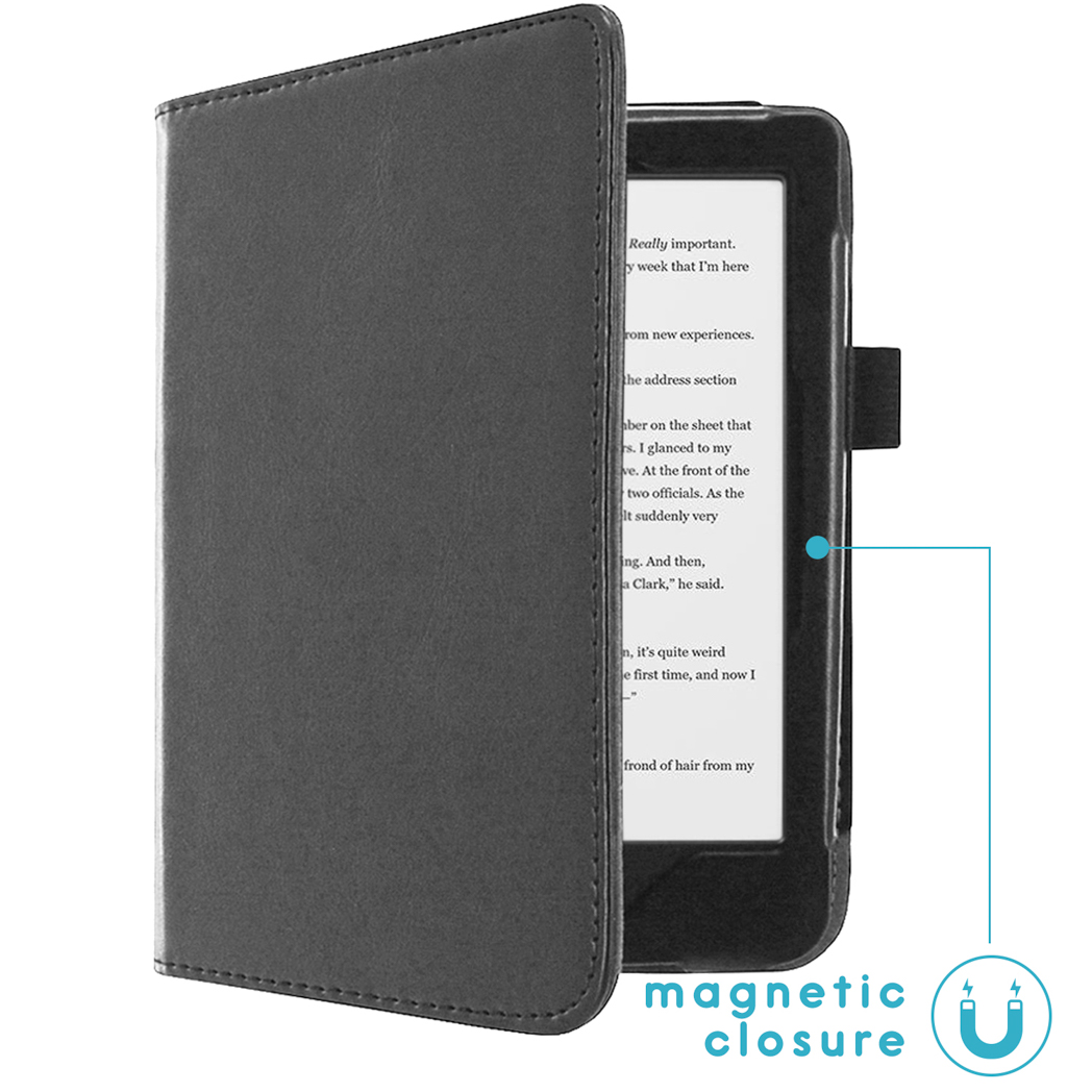 IMOSHION Vegan Leather Bookcase geschikt voor Kobo Clara HD Beschermhoes