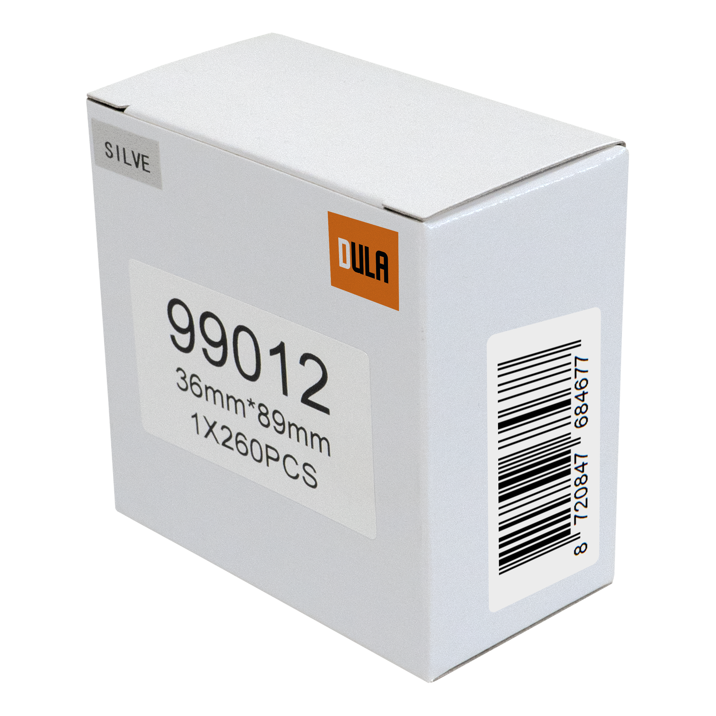 DULA 99012/S0722400 | Adresetiket - 36x89 mm - 260 etiketten Labeltape ...