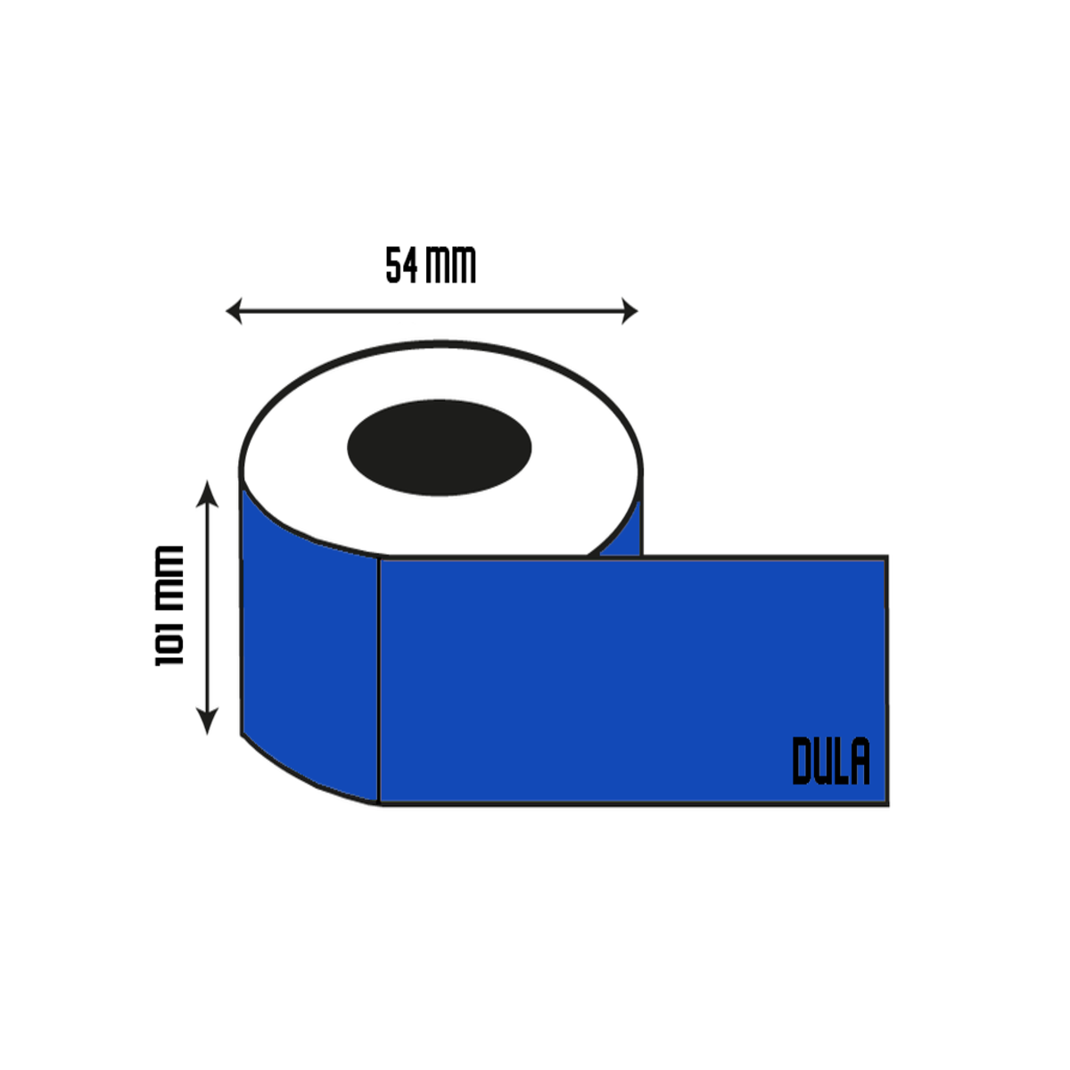 DULA DULA Dymo labels | Blauw - 99014 - S0722430 - Verzend etiketten ...