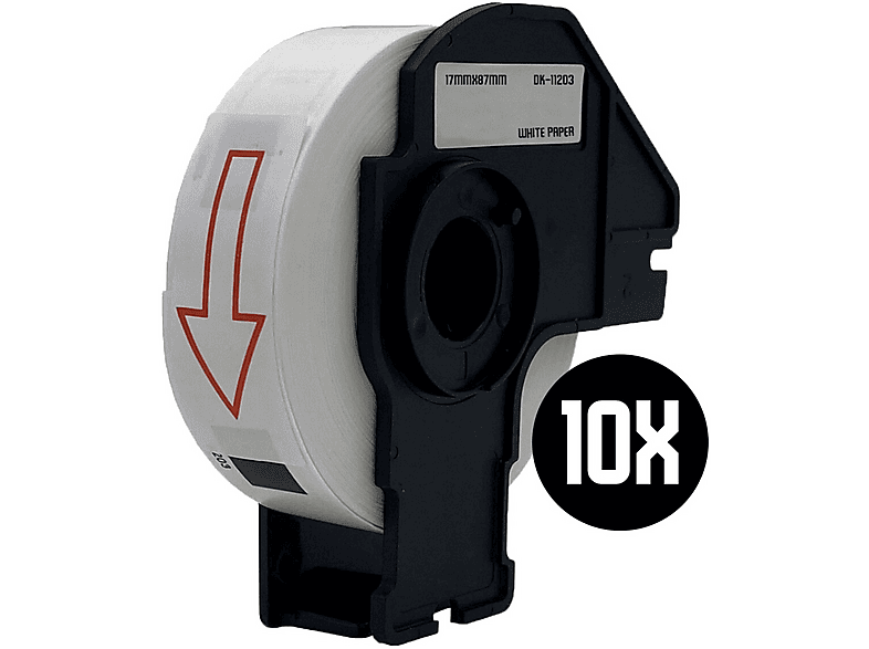 DULA DK-11203 | 17 x 87 mm - 300 labels Labeltape | MediaMarkt