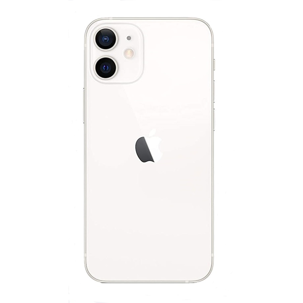 Retro iPhone bianco. Presenta il logo Apple e una configurazione a doppia fotocamera.