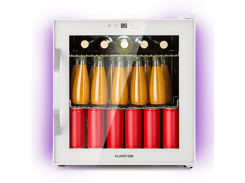 KLARSTEIN Coachella 50 Weinkühlschrank (EEK F, Weiß)