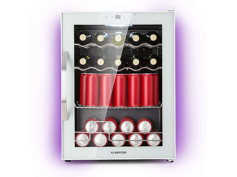 KLARSTEIN Coachella 60 Weinkühlschrank (EEK F, Weiß)