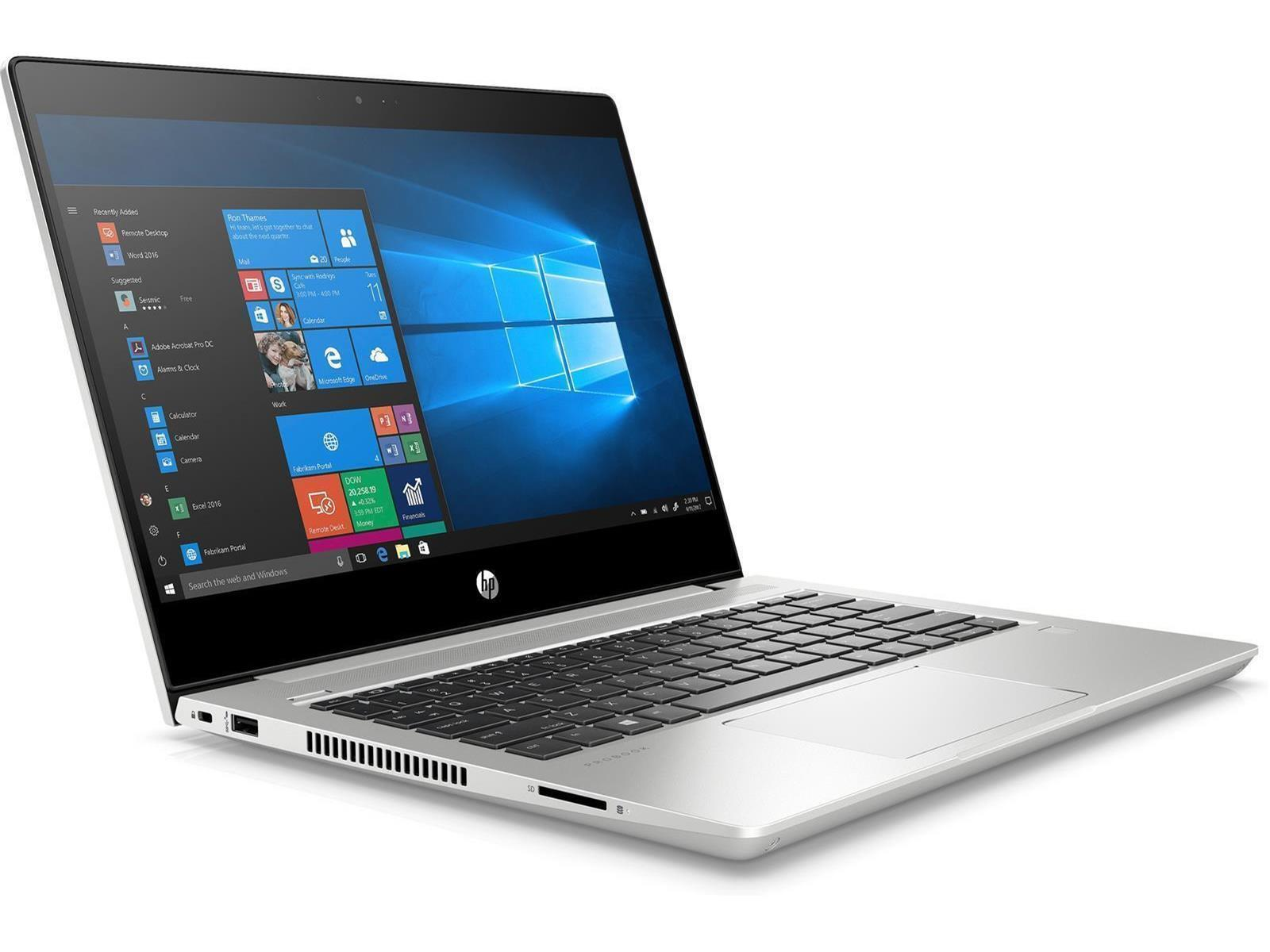 Silberner Laptop mit schwarzer Tastatur und Bildschirm, zeigt Windows-Oberfläche, schräge Ansicht.