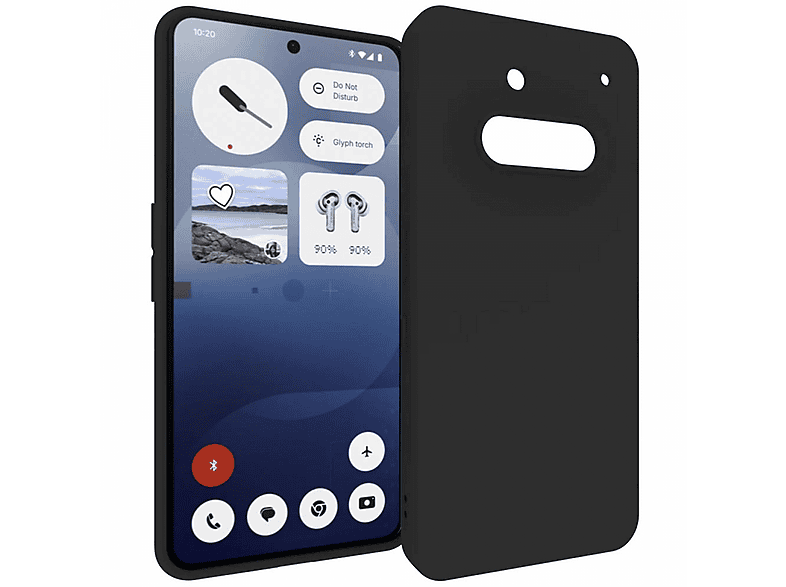 CASEONLINE Matt, Backcover, Nothing, Phone 3a, Schwarz | MediaMarkt