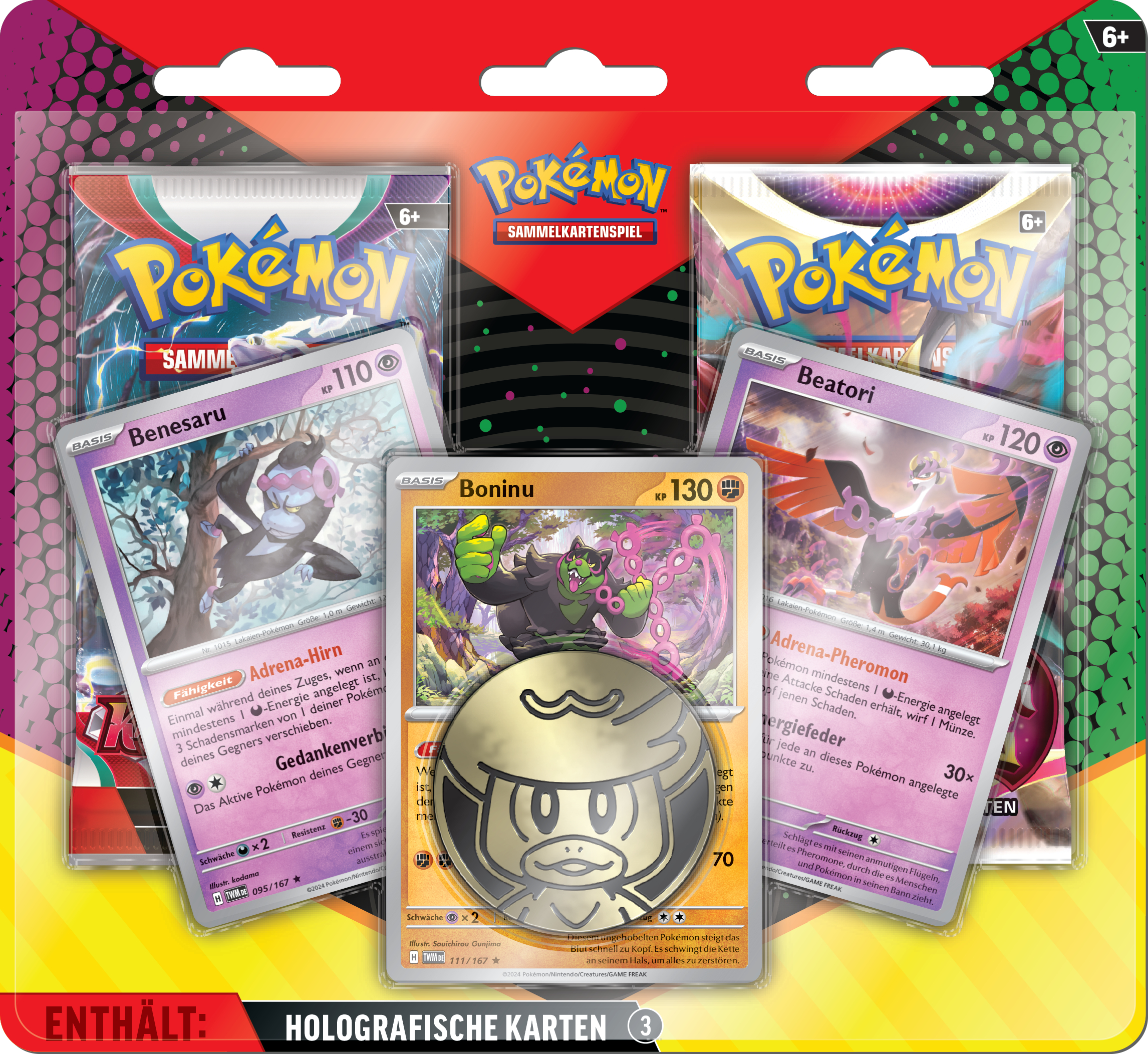My-booster Pokémon Karten SV02-FR-MB-021 – Booster-Box Mit 10 Französischen Karten