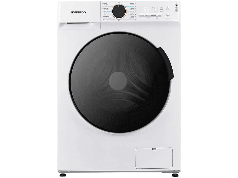 Lavadora secadora - INFINITON WSD-A685B, 8 kg + 6 kg, Blanco