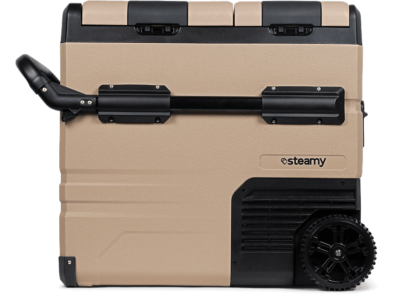 STEAMY Single Zone 55 Roller Kompressor-Kühlbox (55 L, Schwarz