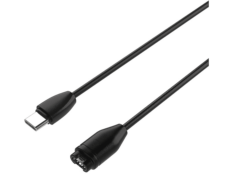 FIXED Garmin USB-C, Ladekabel, Garmin, Fenix 5/6/7/7X, Epix, Venu 2/3, Vívoactive 3/4/5, Schwarz