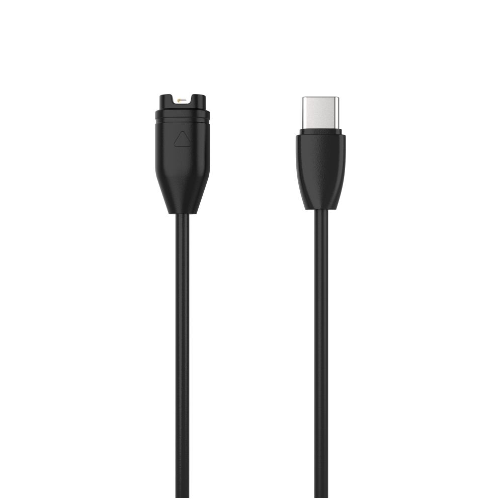 Zwei schwarze USB-Kabel, eines mit USB-C-Anschluss.