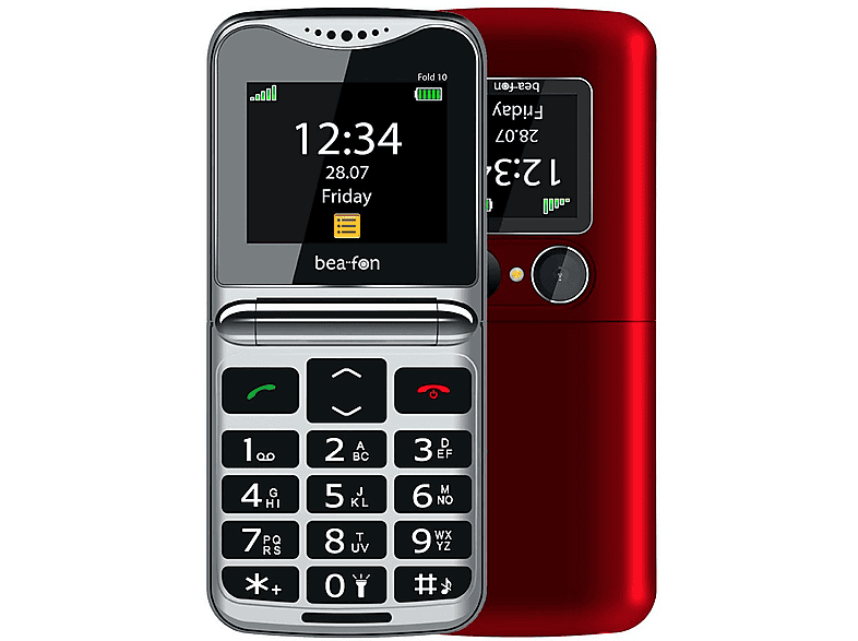BEAFON Bea-fon Fold 10 rot Featurephone, Rot