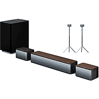 MediaMarkt ULTIMEA Poseidon D50 5.1 Soundbar met Draadloze Subwoofer, 2 Achter-Luidsprekers Soundbar Zwart aanbieding