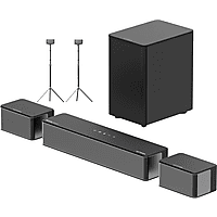MediaMarkt ULTIMEA Poseidon D60 - 5.1 Soundbar met Dolby Atmos en Draadloze Subwoofer Soundbar Zwart aanbieding