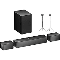 MediaMarkt ULTIMEA Poseidon D60 - 5.1 Soundbar met Dolby Atmos&Draadloze Subwoofer Soundbar Zwart aanbieding